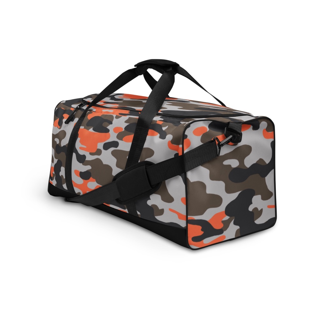 Orange camo duffel bag - Picture 1 of 16